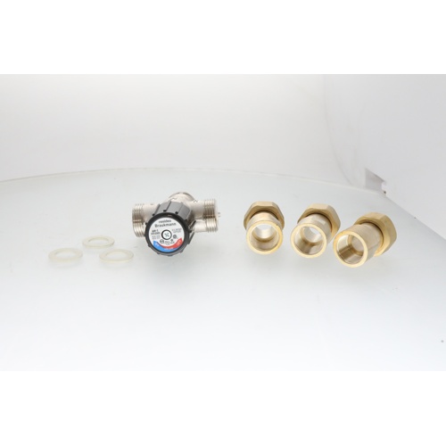 Resideo am101c1070-ut-1lf 3/4" union npt thermostatic mixing valve 70-120°f
