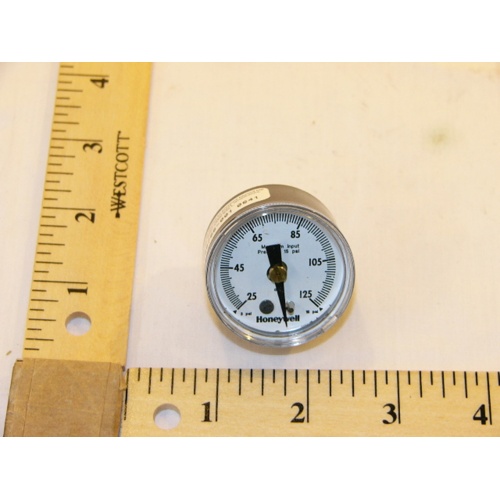 Honeywell 14000786-001 receiver gauge, 25-125°f, 1-1/2" face, 1/8" cb