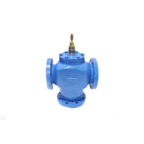 Honeywell v5013b1029 globe valve, 3-way mixing, 4", 125# flange, 160 cv, cast iron