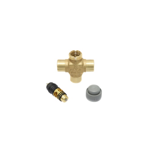 Honeywell v5853a2063 3-way mixing globe valve, 3/4" sweat, 4. 9 cv