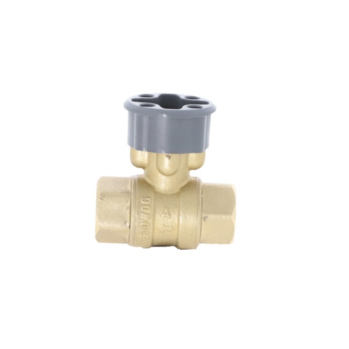 Honeywell vbn2abpa0000 2-way 1/2" npt ball valve, 0. 38 cv, brass body