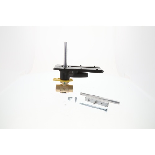 Honeywell vbn2abpx0000 ball valve, 1/2" npt, 2-way, 0. 38 cv, brass body
