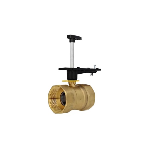 Honeywell vbn2htpx0000 ball valve, 3" npt, 2-way, 124 cv, brass body