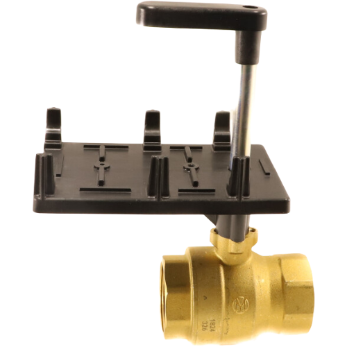 Siemens 599-10326 ball valve, 1-1/2" npt, 160 cv, two-way, brass body