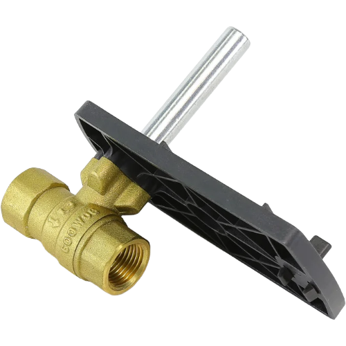 Siemens 599-10303 ball valve, 1/2" npt, 1. 6 cv, two-way, brass body
