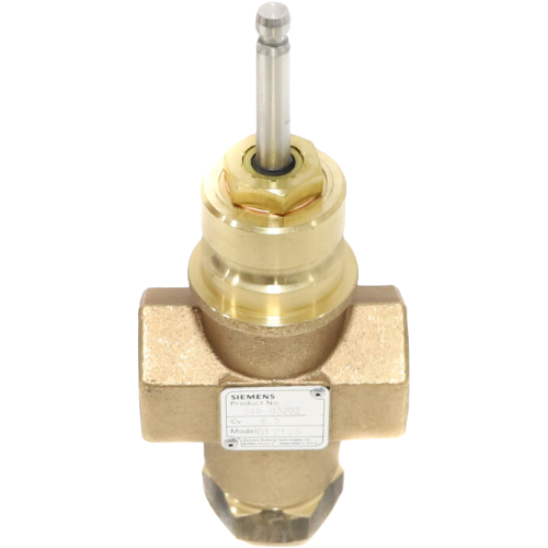 Siemens building technology 599-03202 globe valve, 3-way mixing, 3/4" npt, 6. 3 cv, bronze body