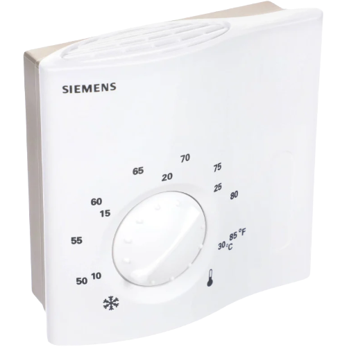 Siemens raa20u ht/cl 24/120/277v 2-pipe on/off fan coil thermostat