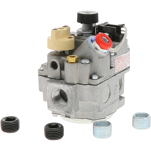Robertshaw 700-434 1/2" 24v slow opening gas valve with side tap