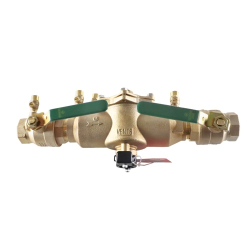 Watts 88004114 009m2qt 1-1/2" reduced pressure zone backflow preventer w/ ball valves
