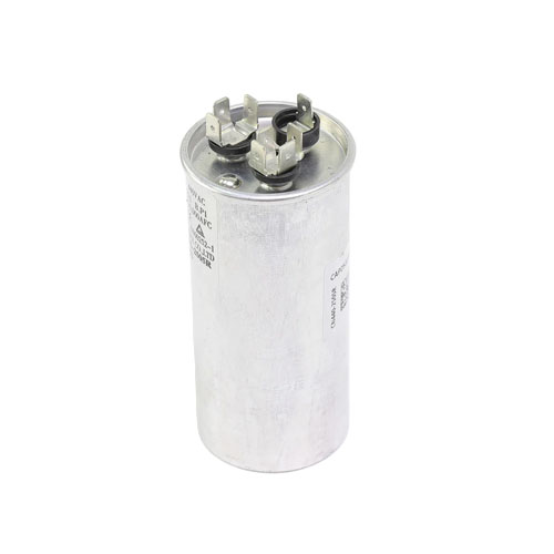 Goodman cap050250440rsp 25/5 mfd 440vac round dual run capacitor