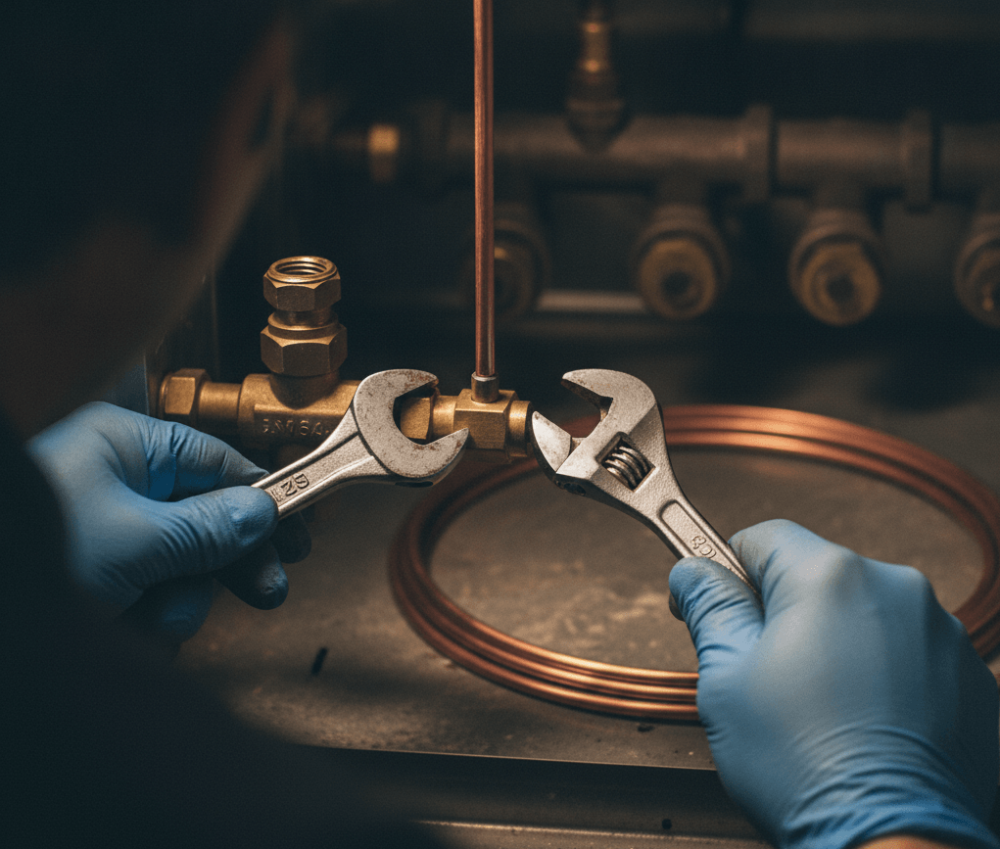 Completed compression joint