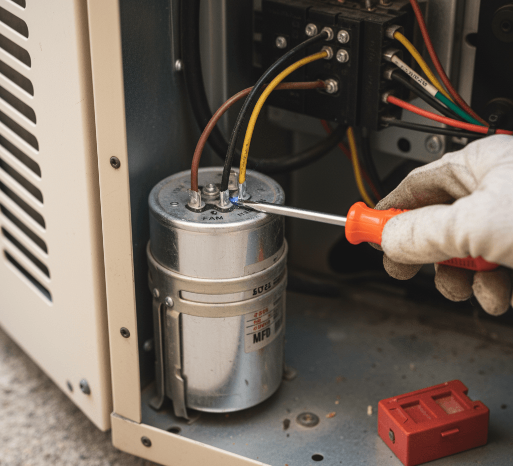 Discharging A Capacitor (1) Discharging a capacitor