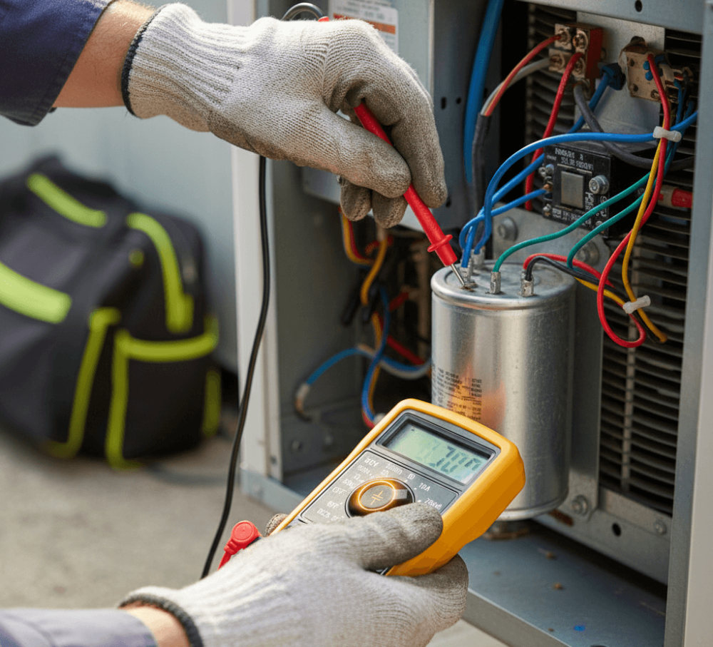 Hvac capacitor testing: how to get safe & accurate results