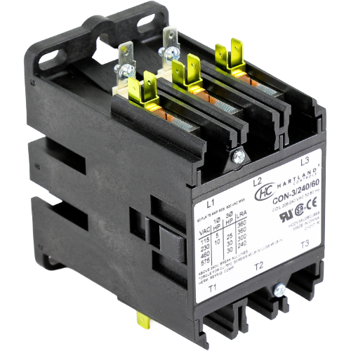 Con-3/240/60 hartland controls contactors jackson systems 34096