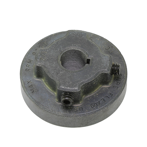 Tb woods 3j-1/2 size 3 sintered carbon steel type j sure-flex plus coupler flange