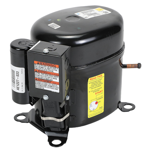 Tecumseh ak168er-a38-j7 208-230v 1ph 6250 btu r134a hermetic compressor