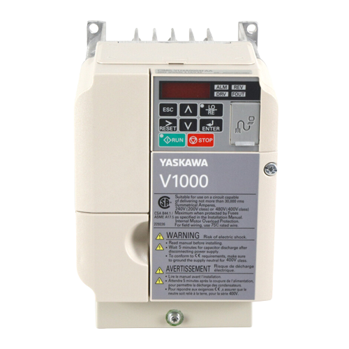 Yaskawa cimr-vu4a0004faa v1000 2hp 380-480v 4. 1a variable frequency drive