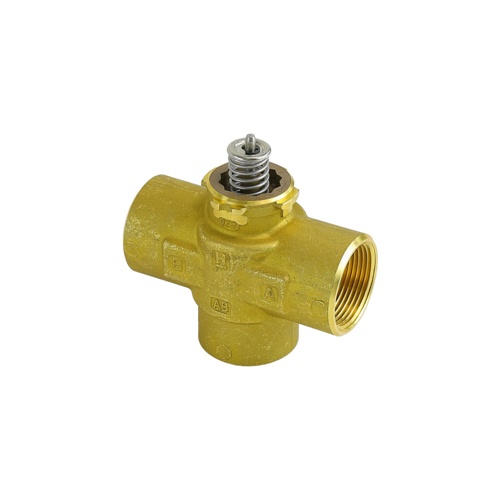 Honeywell vcznd6100 1-1/4" npt three-way cartridge cage zone valve, 9cv