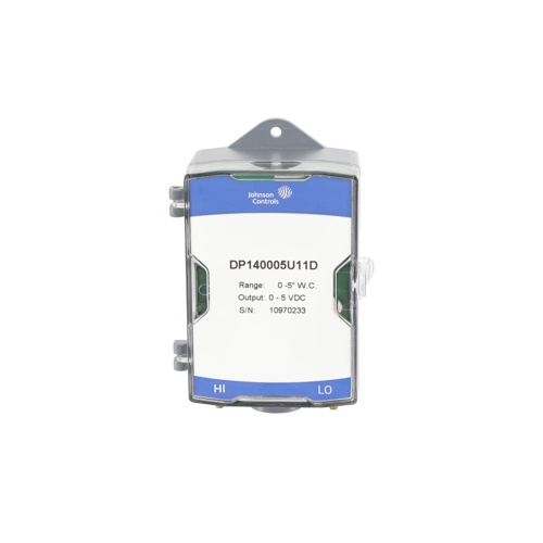 Johnson controls dp140005u11d low differential pressure transducer, 0-5"wc