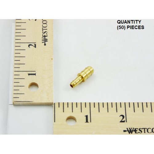 Johnson controls f-300-21 barbed coupling, 3/8" x 1/4"