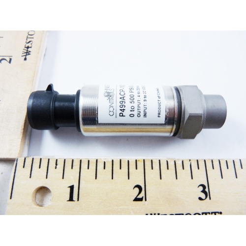 Johnson controls p499acp-105 pressure transducer, 0-500 psi, 4-20 ma