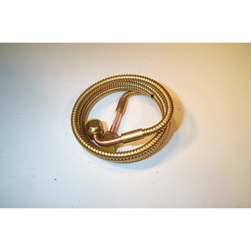 Johnson controls sec99ab-48 ultracap armored capillary, 1/4" sae female flare, 0. 06" id, straight w/ depressor
