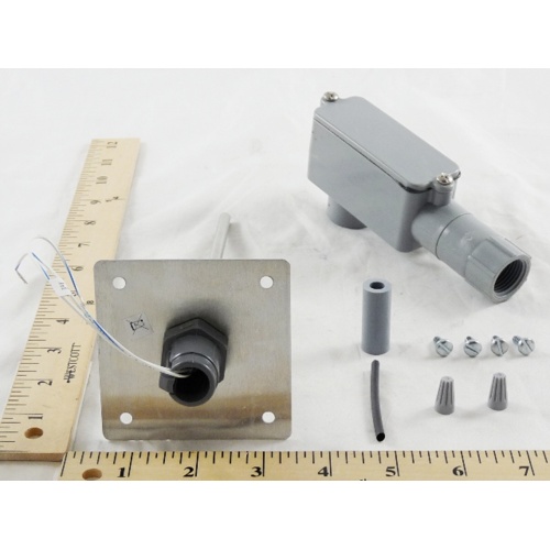 Johnson controls te-6351p-1 duct mount temperature sensor, 8" probe, platinum, 1k ohm