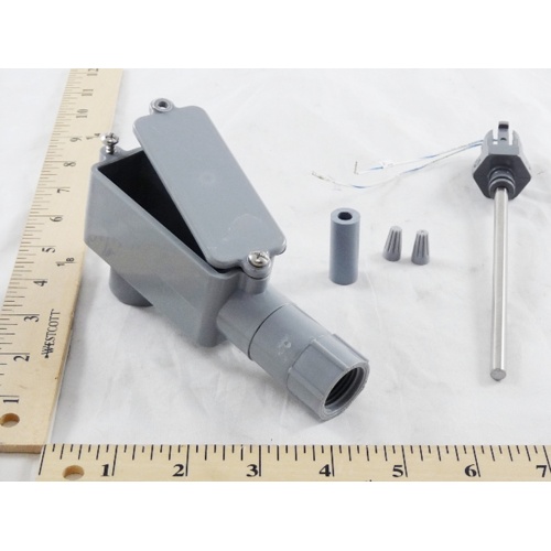 Johnson controls te-635ap-1 temperature sensor, 6" probe, 1k ohm, w/ conduit