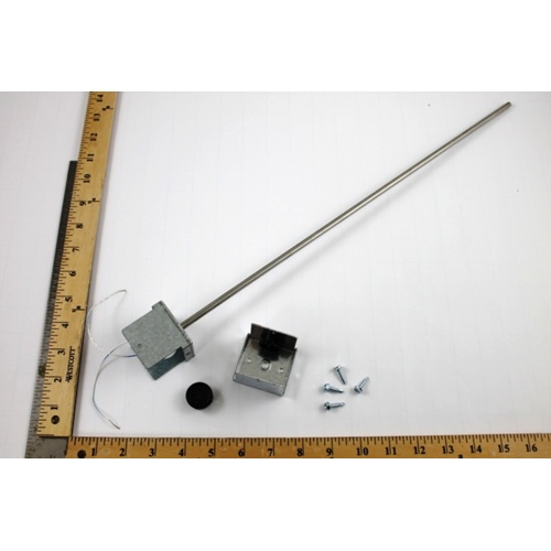 Johnson controls te-635jm-1 duct mount temperature sensor, 18" probe, 1k ohm platinum
