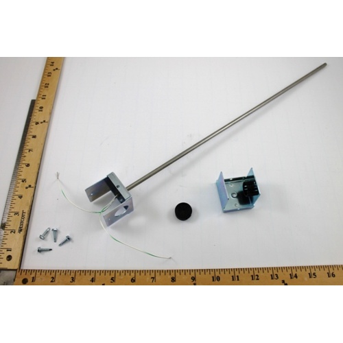 Johnson controls te-636jm-1 duct mount temperature sensor, 18" probe, 10k ohm type ii thermistor