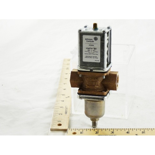 Johnson controls v246gb1-001c 1/2" npt 200–400 psi water regulating valve