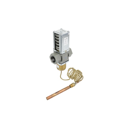 Johnson controls v47ae-2 1-1/4" npt cast iron direct acting water regulating valve