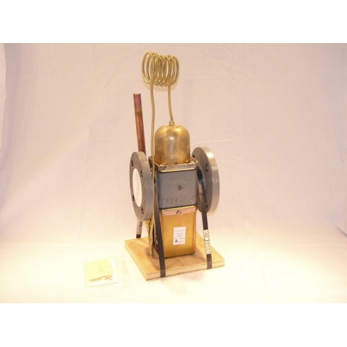 Johnson controls v47as-2 2" asme flange cast iron direct acting temperature actuated water regulating valve