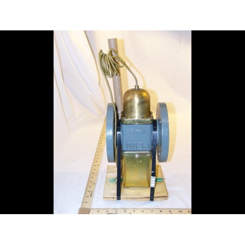 Johnson controls v47at-2 2-1/2" asme flange cast iron direct acting temperature actuated water regulating valve