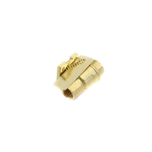 Johnson controls vg1245ad ball valve, 1/2" npt, 1. 2 cv, two-way, forged brass