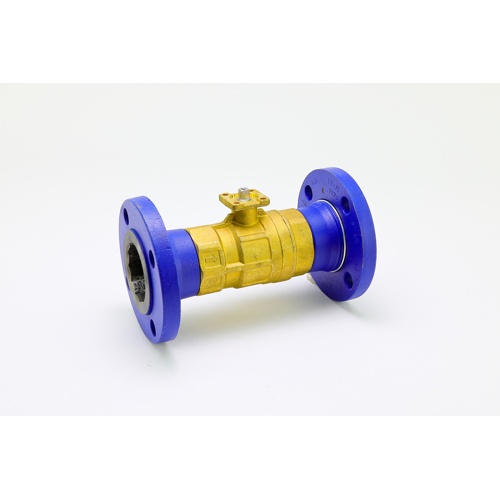 Johnson controls vg12a5gs 2-1/2" ball valve asme class 150 flange 47 cv 2-way
