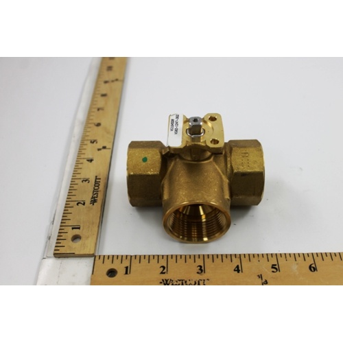 Johnson controls vg1845dr ball valve, 1-1/4" npt, 29. 2 cv, 3-way equal percentage