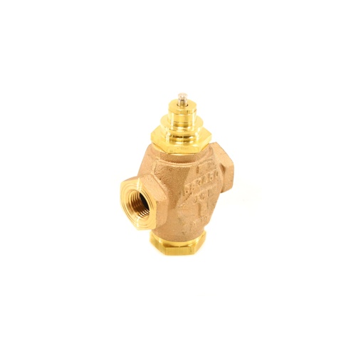 Johnson controls vg7841es globe valve, 3-way mixing, 1/2" npt, 1. 8 cv, bronze