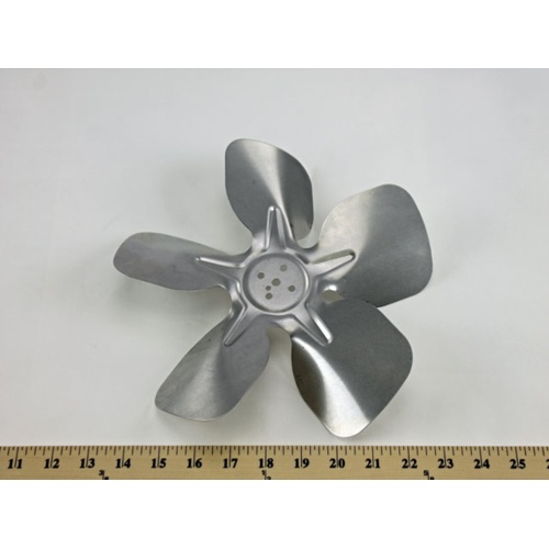 Lau 60838101 10" 5-blade cw aluminum hubless fan blade, 31° pitch, 2400 rpm