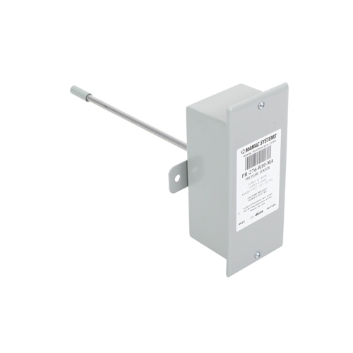 Mamac systems pr-276-r10-ma duct pressure sensor, 4-20ma, 12-40vdc