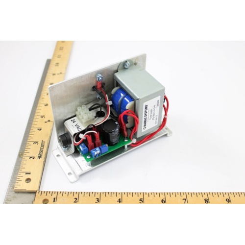 Mamac systems ps-200-1-a-3-n narrow width chassis power supply 24vdc/24vac