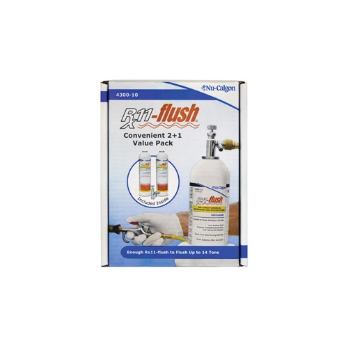 Nu-calgon 4300-10 rx11-flush refrigerant system flush, 2+1 dispenser pak