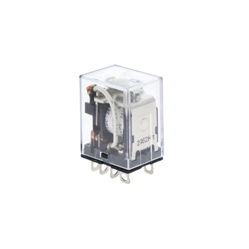 Omron ly2-dc24 dpdt 24vdc 10a general purpose relay, plug-in/solder terminals