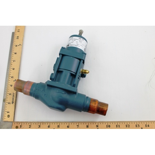 Parker-sporlan 101905 2-way normally open 3" 24v spring return ball valve