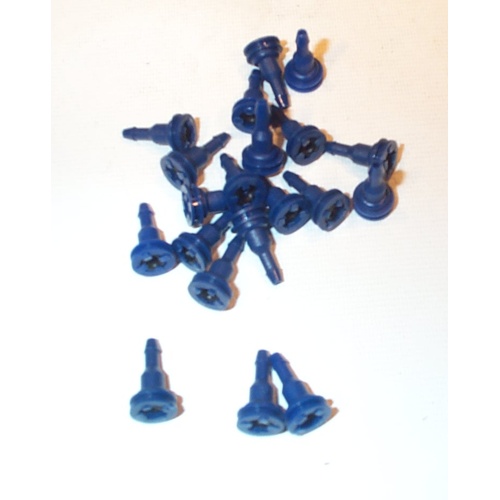 Siemens building technology 192-485 plug-in adapter straight blue, 20-pack