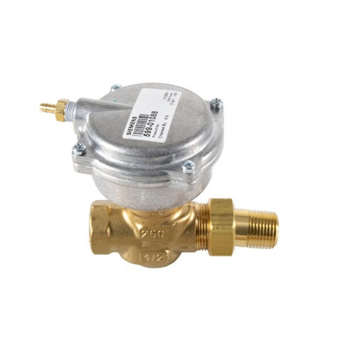 Siemens 257-02039 2-way n/o 1/2" npt valve assembly, 2. 5 cv, 3-8 psi pneumatic