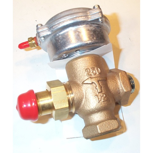 Siemens 257-02043 2-way no 1/2" angle npt pneumatic valve assembly