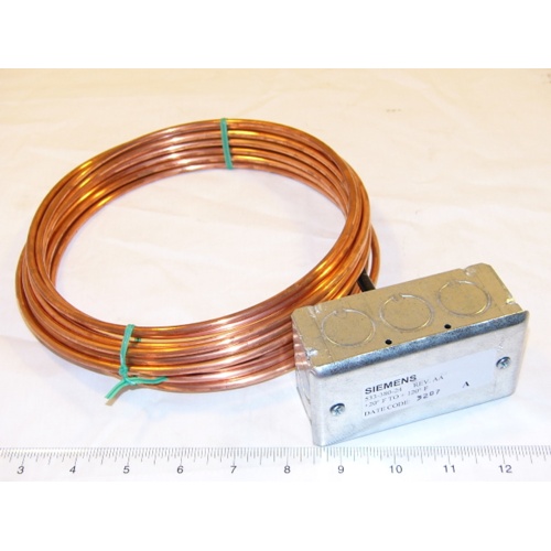 Siemens 533-380-24 duct temperature sensor, 4-20ma, 24 ft flexible probe