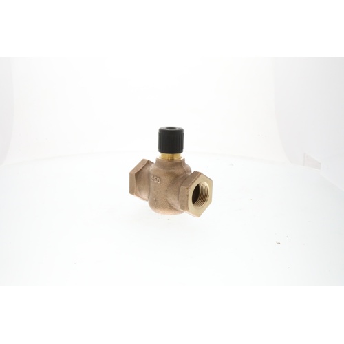 Siemens 599-02029 globe valve, 2-way nc, 1" npt, 10 cv, forged brass body