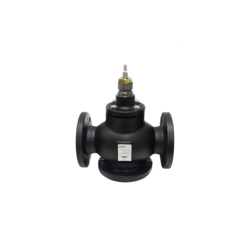 Siemens 599-06165 globe valve, 3-way mixing, 2-1/2", flange, 63 cv, ansi 125